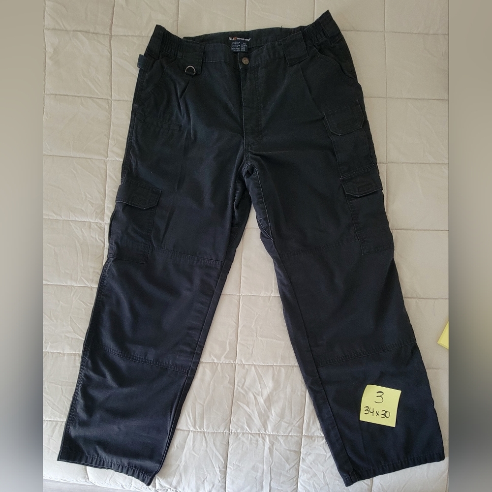 5.11 Tactical Pants, Black, Men's 34x30